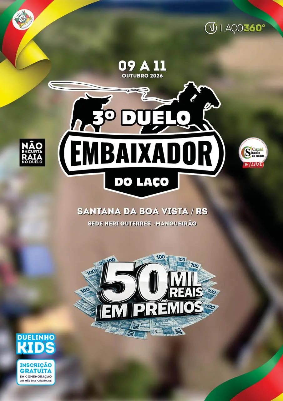 Evento 3° Embaixador do Laço em Santana da Boa Vista - RS
