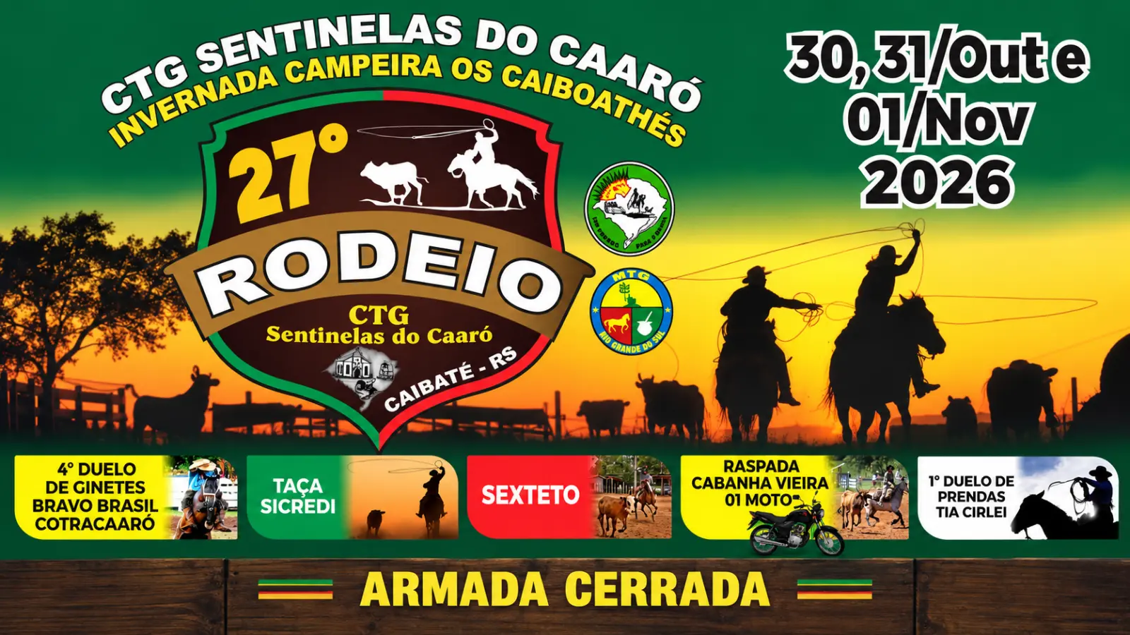 27º Rodeio CTG Sentinelas do Caaró